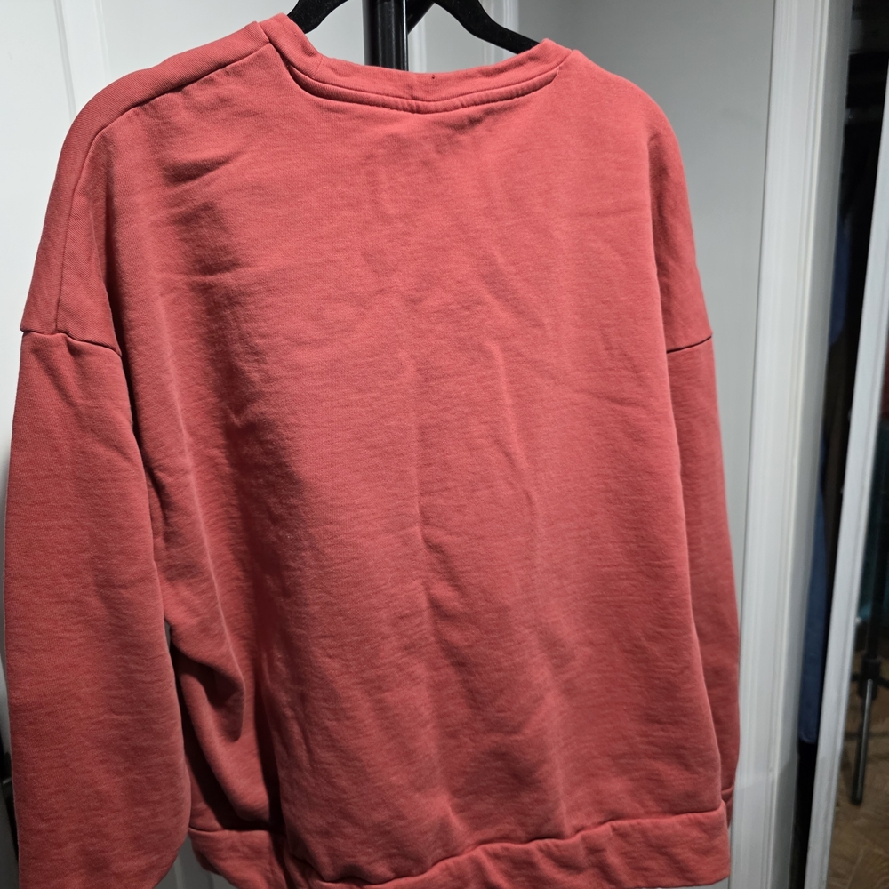 Puma Men's Crewneck Sweatshirt - Coral - Picture 3 of 3